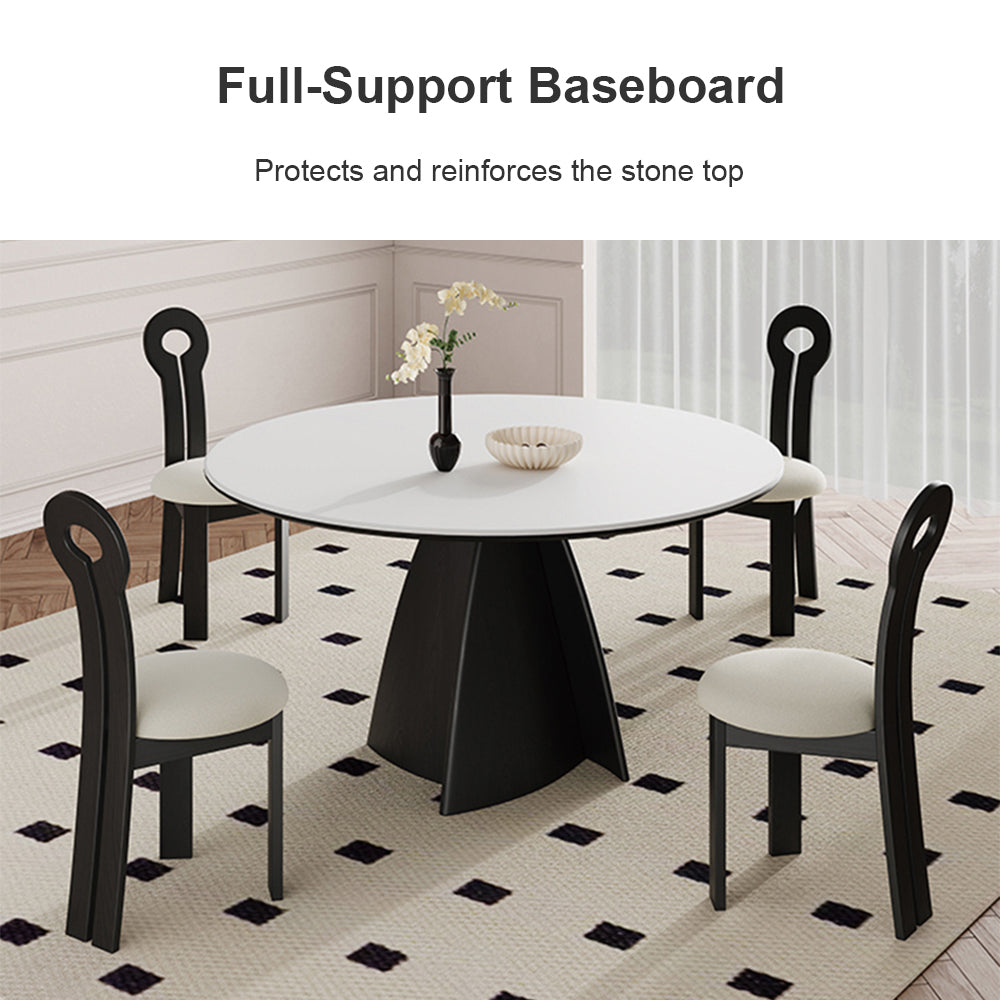 Eeeza Modern Essence Series - Refined Round Dining Table