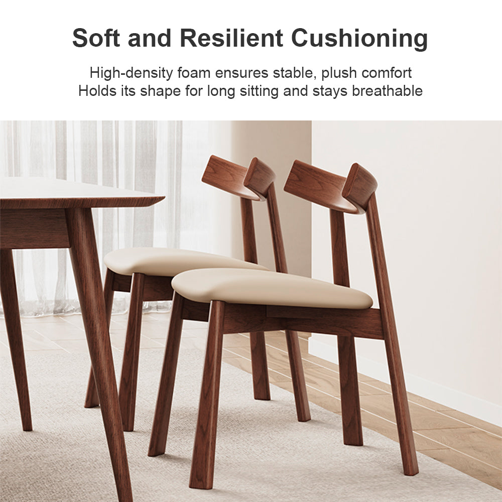 Eeeza Set of Two Modern Essence Series Crossback Chairs