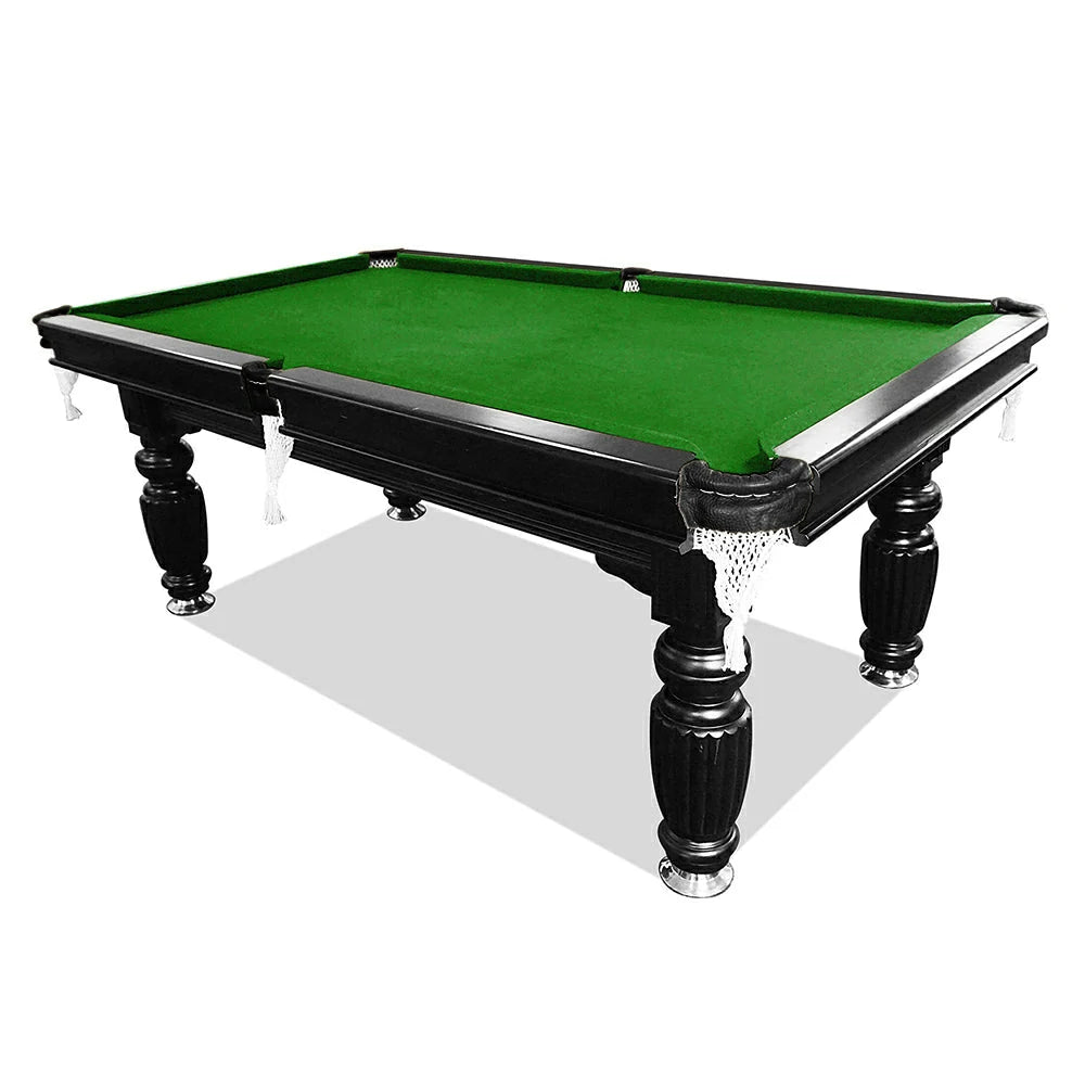 Eeeza Frame Slate Billiard Pool Table with Full Accessories for Home, Black, 7Ft