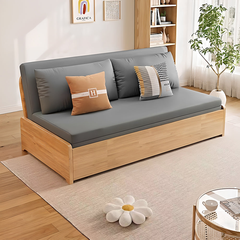 Eeeza Modern Minimalist Sofa Bed With Storage Space