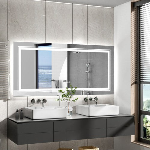 1500mm Jumbo LED Illuminated Bathroom Mirror Defog HD Vanity Mirror Dimmable AU