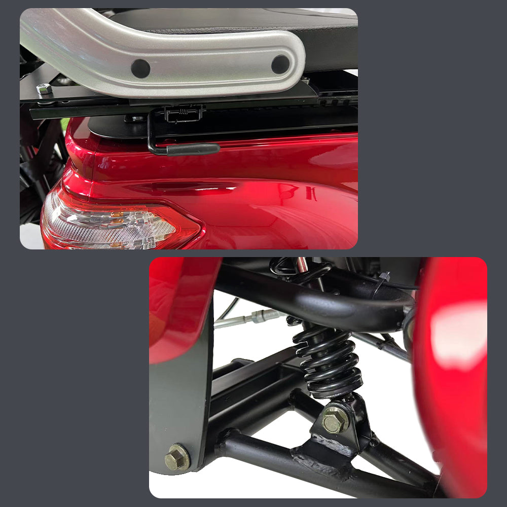Eeeza 2D4L Electric Mobility Scooter With Golf Ball Rack, 500W 60V 20A