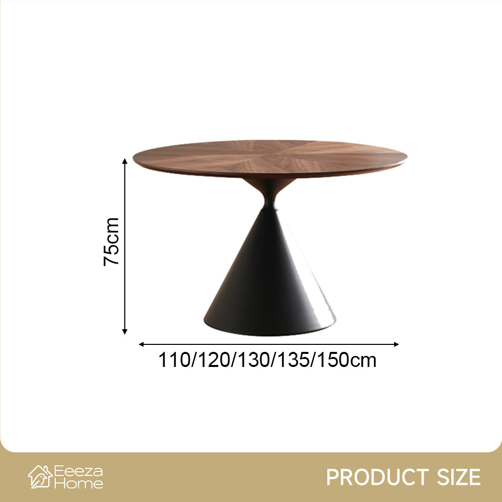 Eeeza Modern Essence Series - Hourglass Solid Wood Dining Table