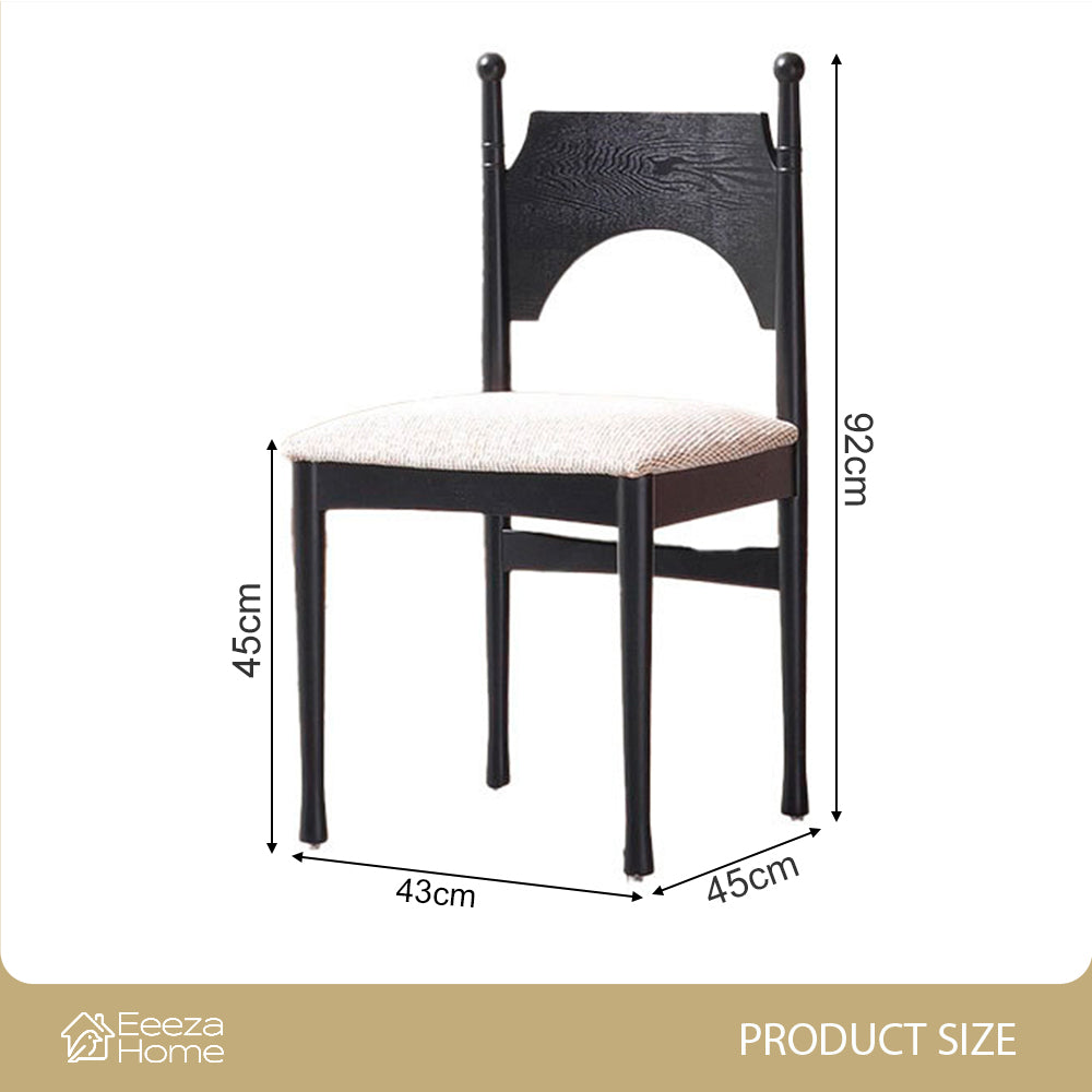 Eeeza Modern Essence Series Arch Crest Chair