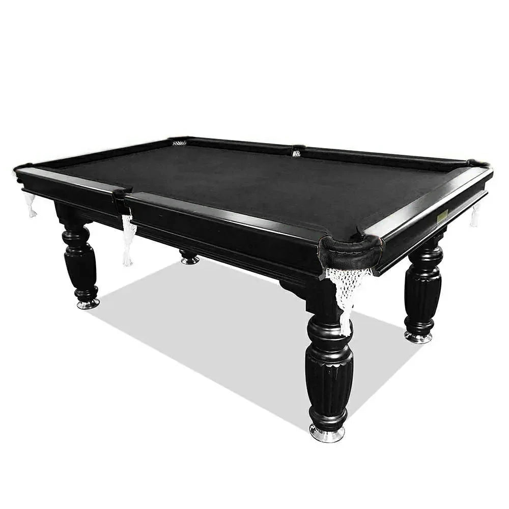 Eeeza Frame Slate Billiard Pool Table with Full Accessories for Home, Black, 7Ft