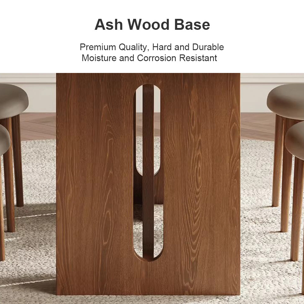 Eeeza Modern Essence Series - Natural Square Dining Table