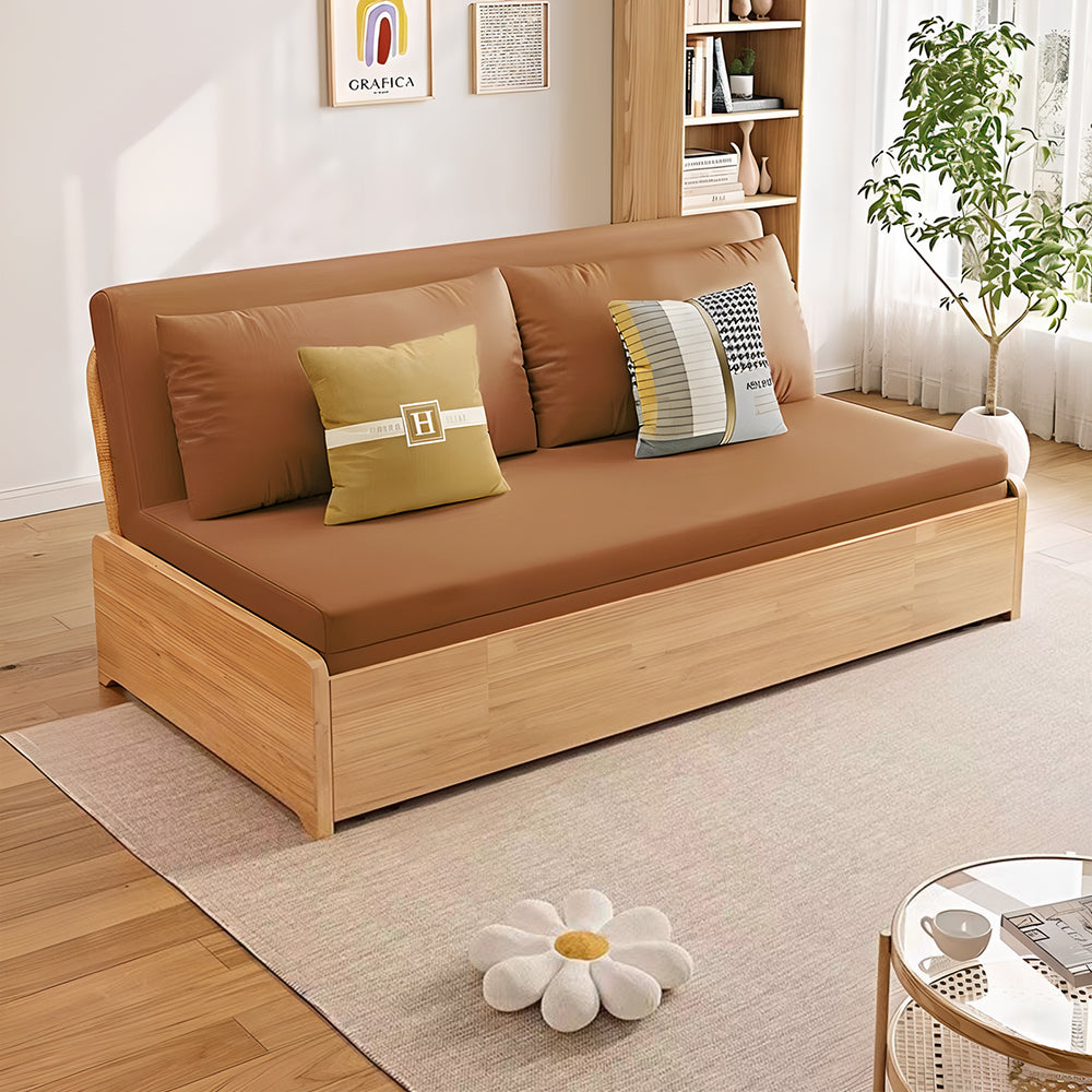 Eeeza Modern Minimalist Sofa Bed With Storage Space