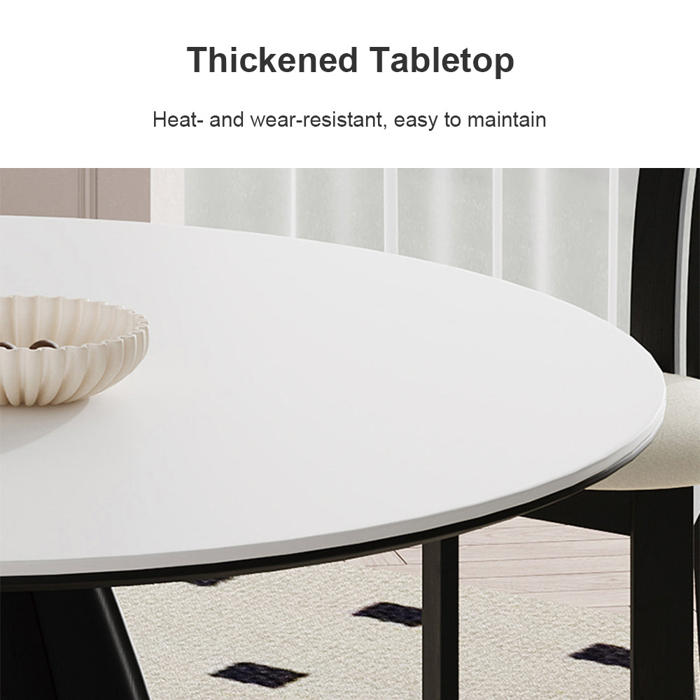 Eeeza Modern Essence Series - Refined Round Dining Table
