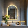 Arch-Shape LED Bathroom Mirror Superbright Anti-fog Vanity Mirror