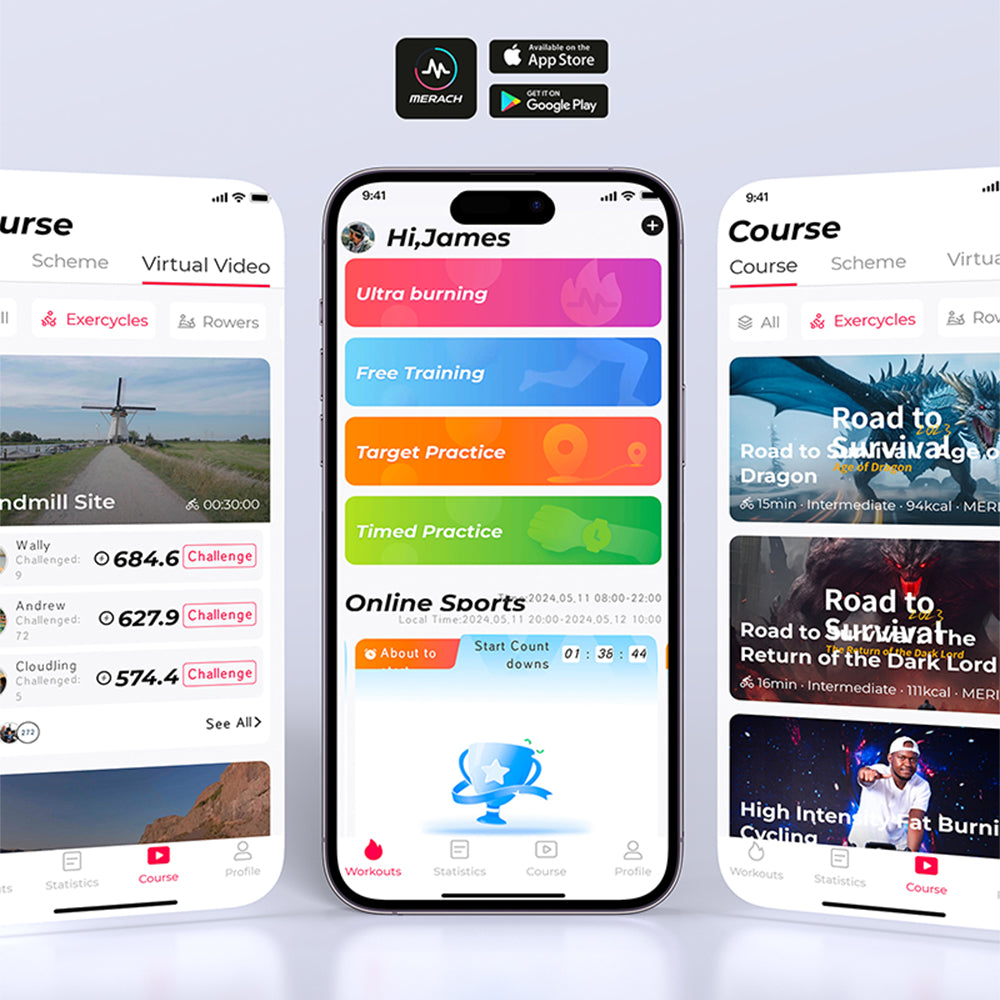 MERACH Exercise Bike Stationary Bikes