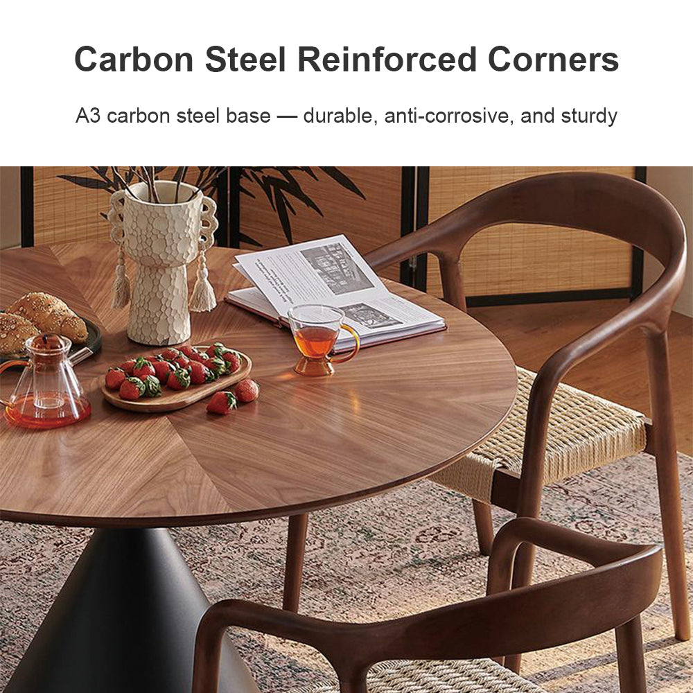 Eeeza Modern Essence Series - Hourglass Solid Wood Dining Table