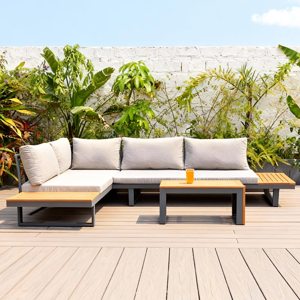 Eeeza Multi-person Sofa With Coffee Table Set