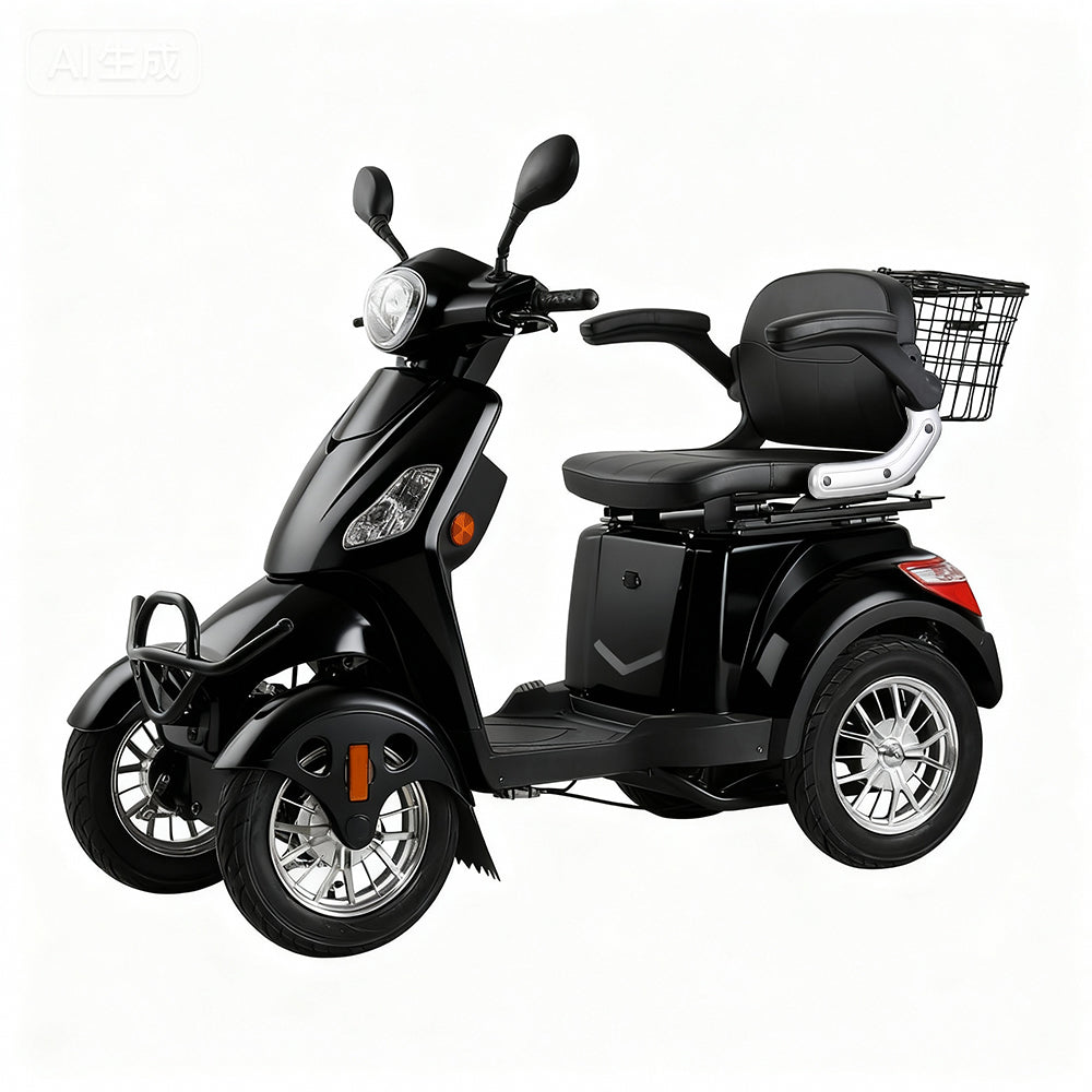 Eeeza 500W 60V 20Ah Electric Mobility Scooter with Adjustable Seat and Drum Brake