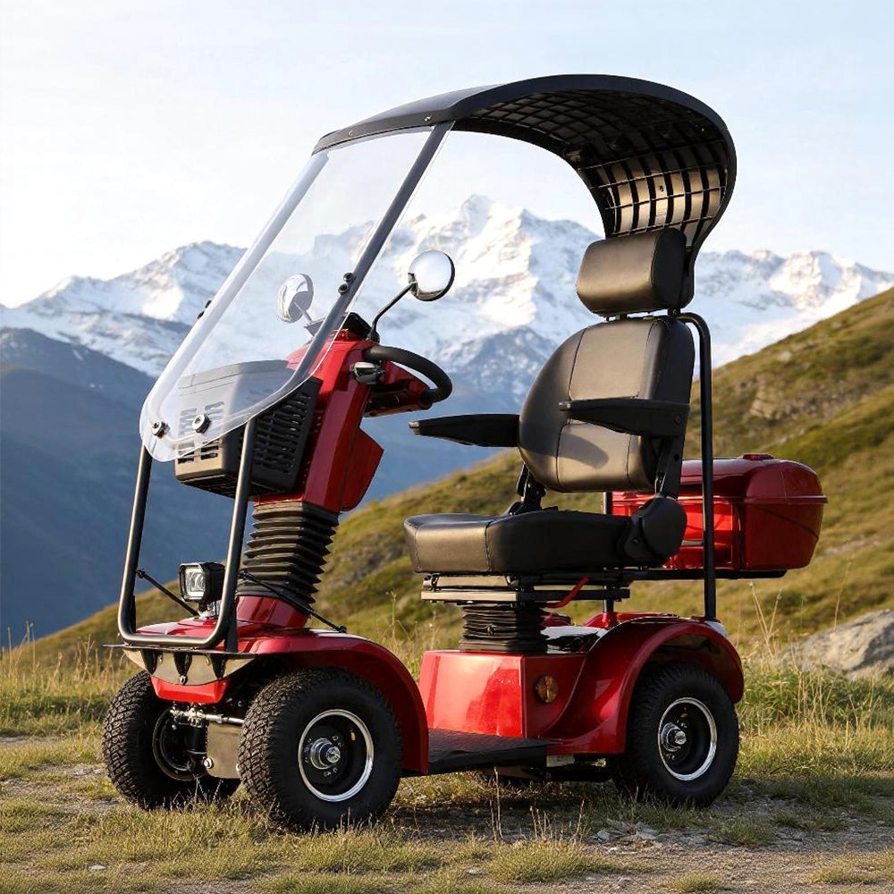 Eeeza BSH Deluxe Mobility Scooter for Senior, 500W 48V Comfort Cruiser