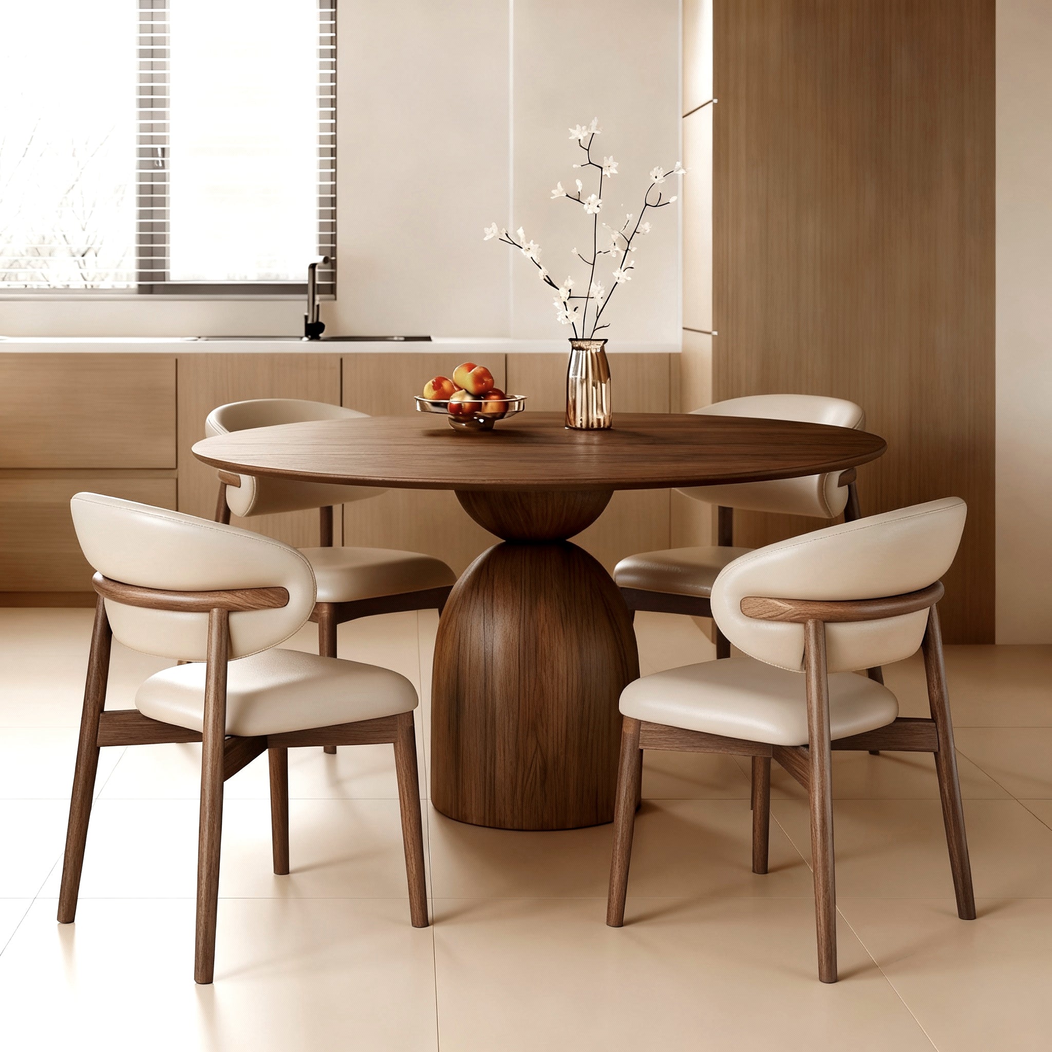 Eeeza Modern Essence Series - French Vintage Round Dining Table