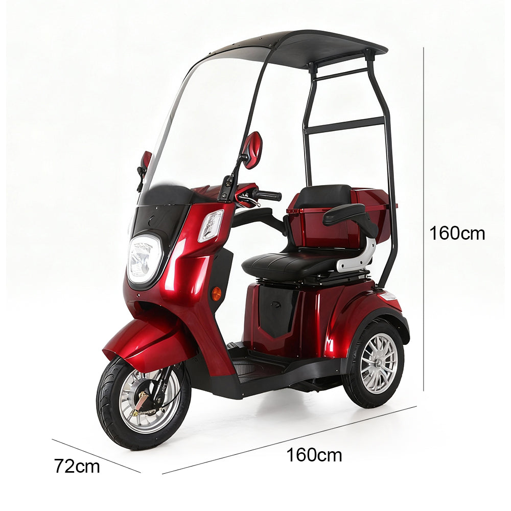 Eeeza Adjustable 500W 60V 20Ah Electric Mobility Scooter