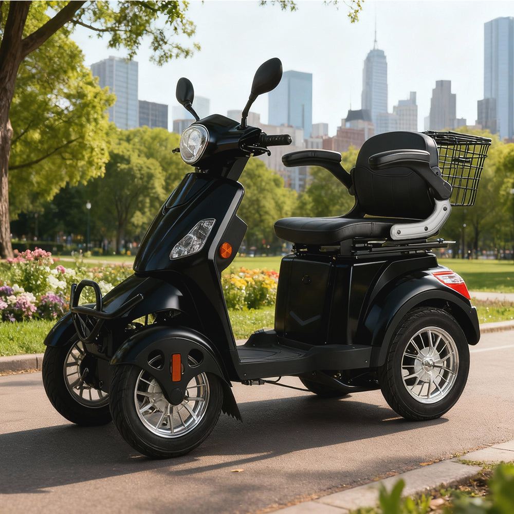 Eeeza 500W 60V 20Ah Electric Mobility Scooter with Adjustable Seat and Drum Brake