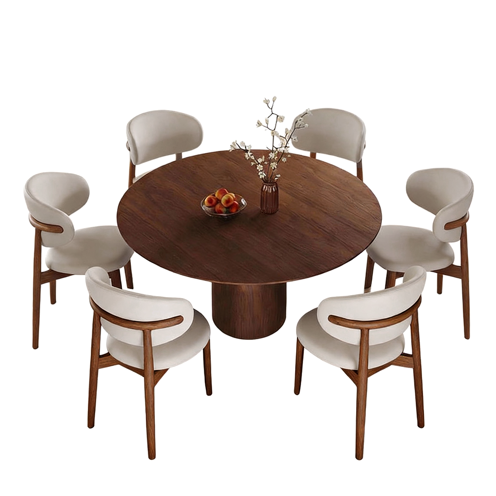 Eeeza Modern Essence Series - French Vintage Round Dining Table