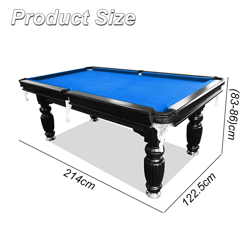 Eeeza Frame Slate Billiard Pool Table with Full Accessories for