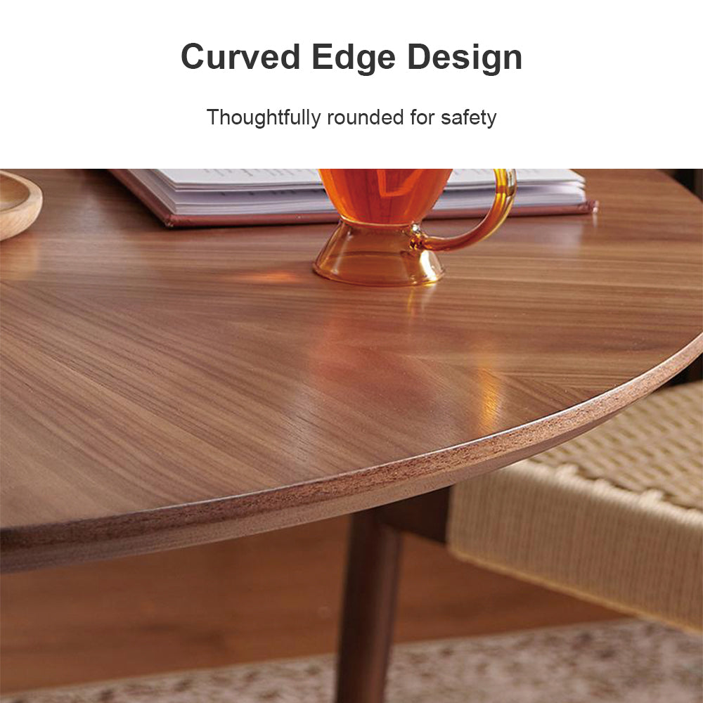Eeeza Modern Essence Series - Hourglass Solid Wood Dining Table