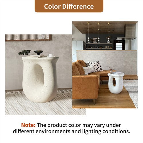 U-shaped Geometric Side End Table Coffee Table Stylish Nightstand