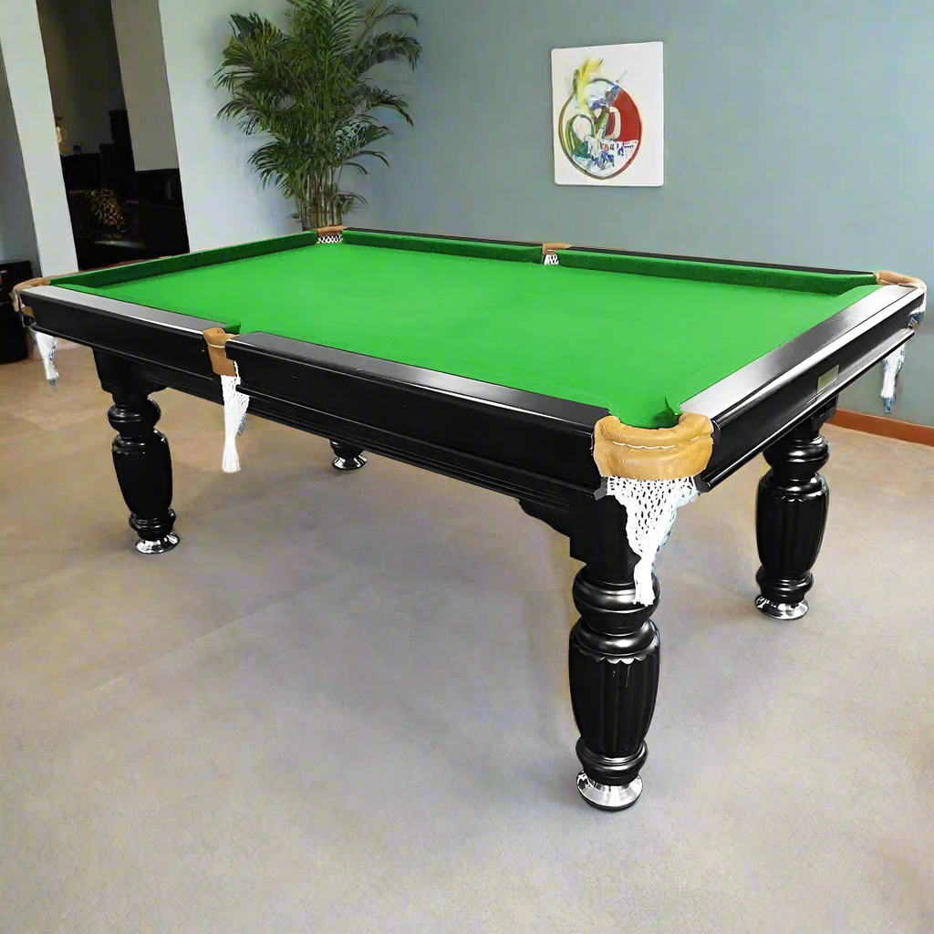 Eeeza 7FT Black Frame Slate Billiard Pool Table With Full Accessories