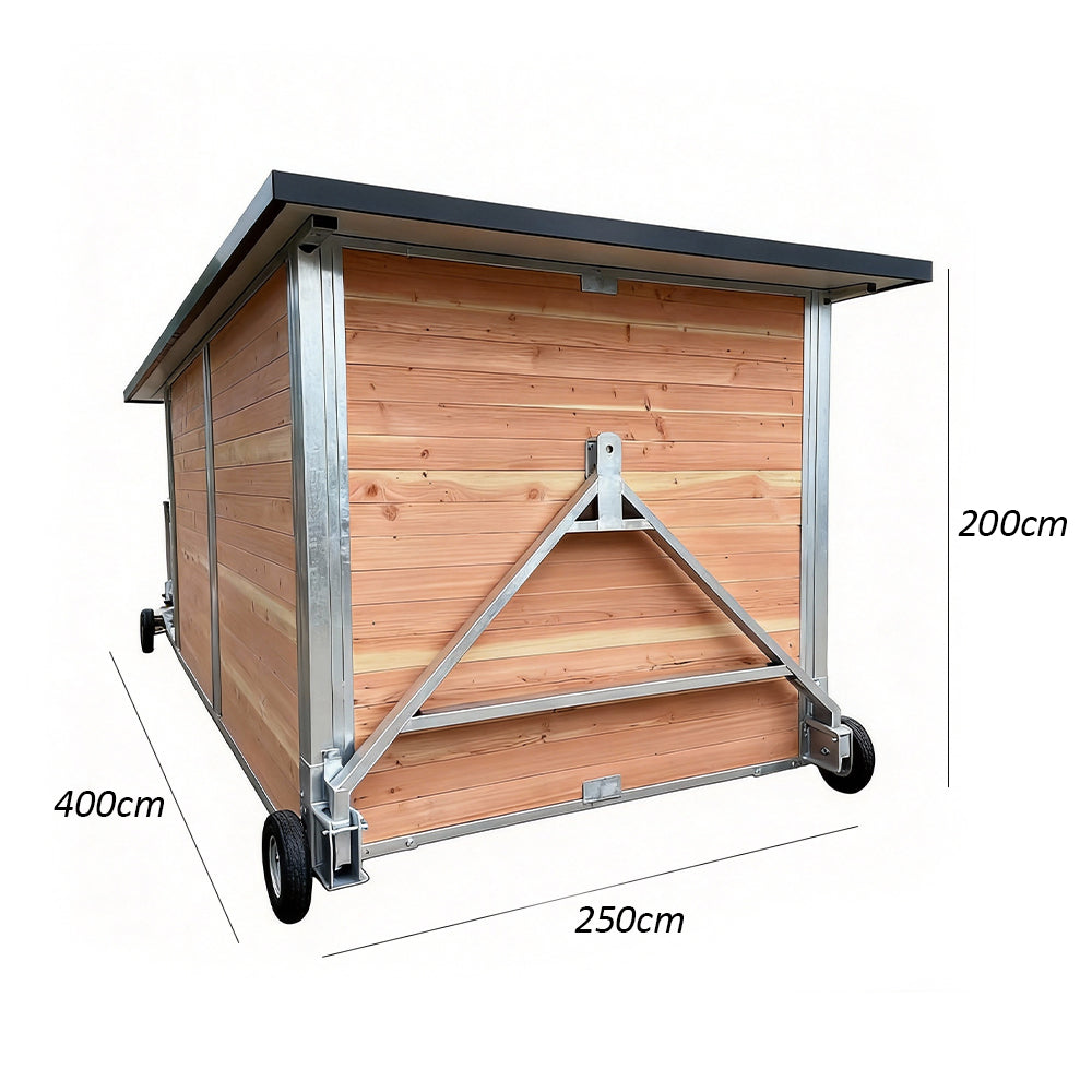 Eeeza Outdoor Mobile Stable With Wheels