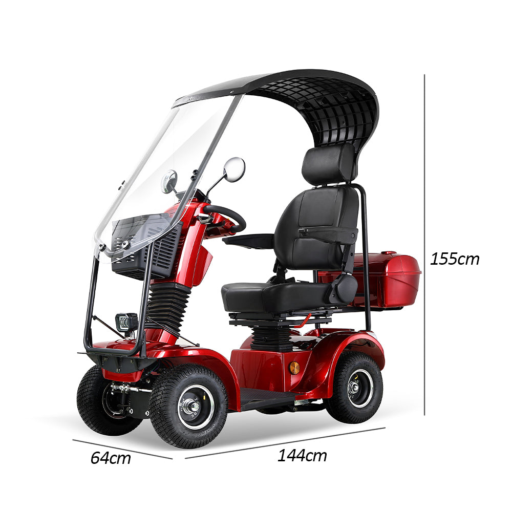 Eeeza Deluxe Mobility Scooter – 500W 48V Comfort Cruiser