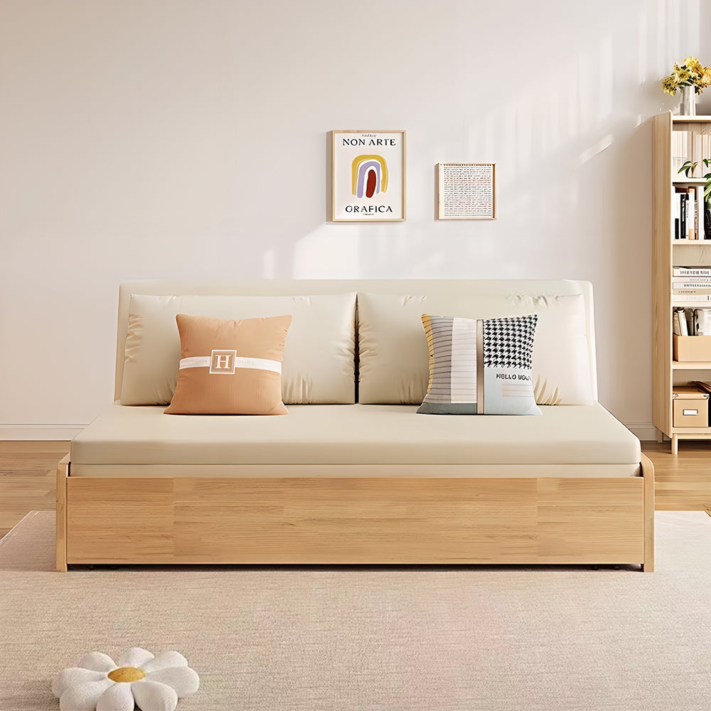 Eeeza Modern Minimalist Sofa Bed With Storage Space