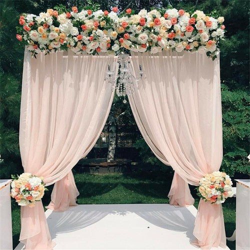 Flexible DIY Wedding Background Stand Wedding Canopy Solid Metal Drape Backdrop
