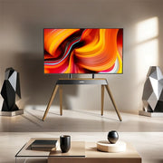 40-86" TV Floor Stand Strong Solid Wood Shelf Stand Loads up to 110lbs