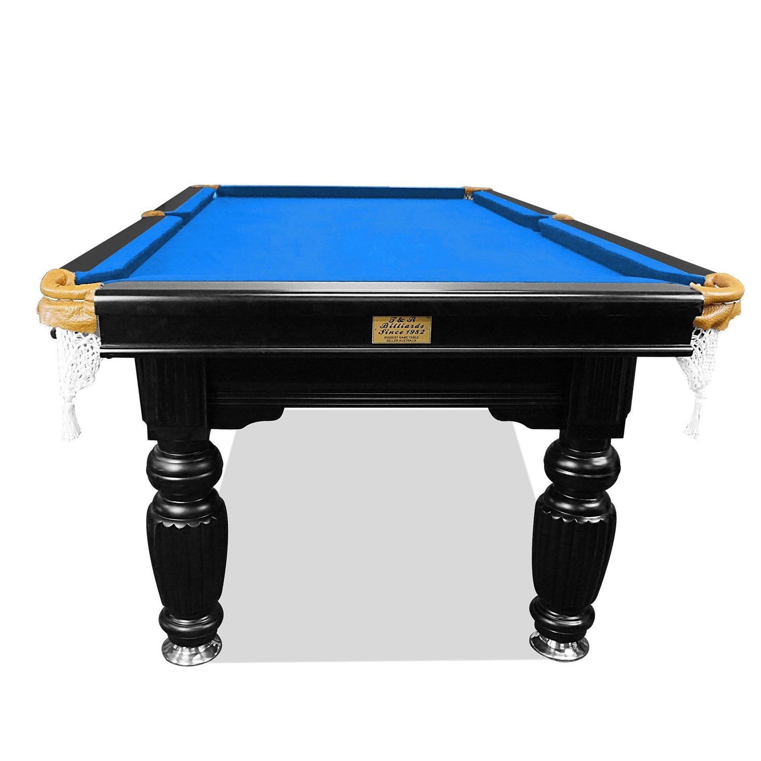 Eeeza 8FT Black Frame Slate Billiard Pool Table With Full Accessories