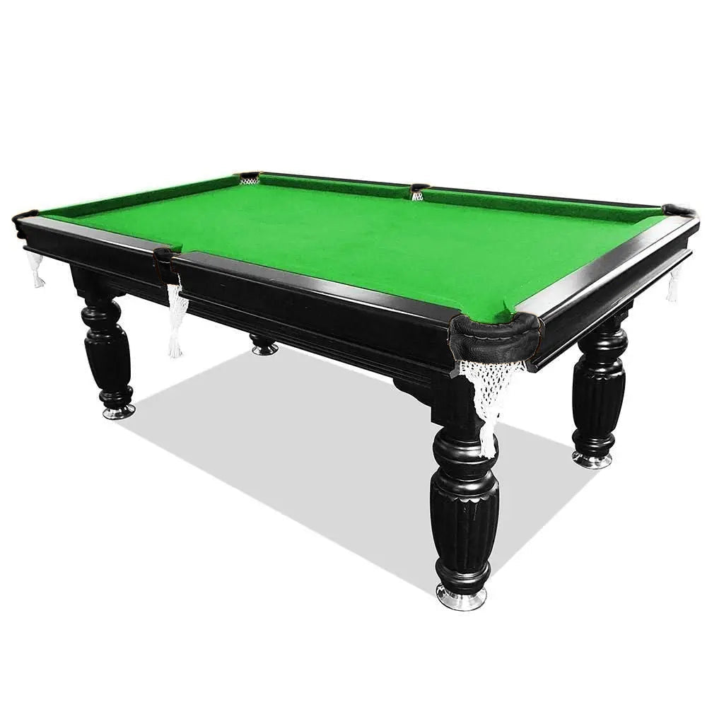 Eeeza 8FT Black Slate Pool Table – Modern Elegance with Full Accessories Set
