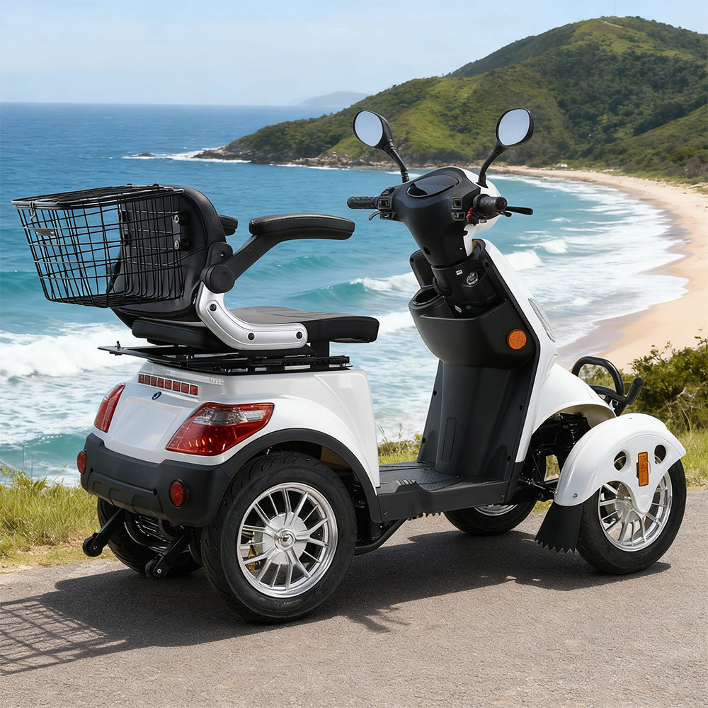 Eeeza 500W 60V 20Ah Electric Mobility Scooter with Adjustable Seat and Drum Brake