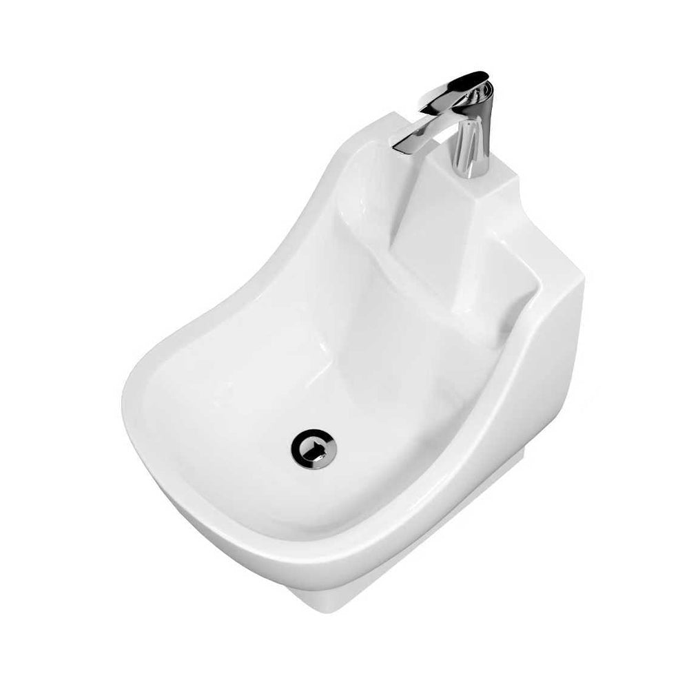 Eeeza Bathroom Foot Spa Ceramic Basin With Dedicated Chair