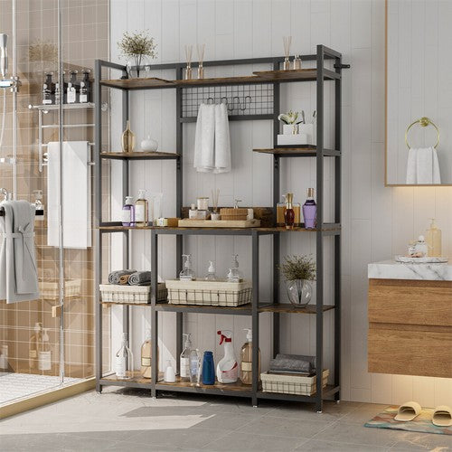 Large Bakers Rack Kitchen Cabinet Shelf Vintage Utility Storage Shelf