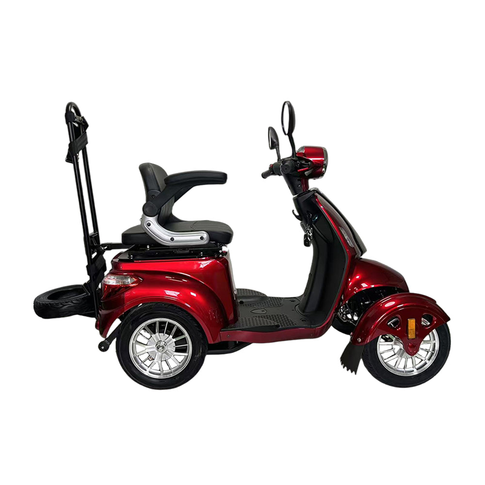 Eeeza 2D4L Electric Mobility Scooter With Golf Ball Rack, 500W 60V 20A