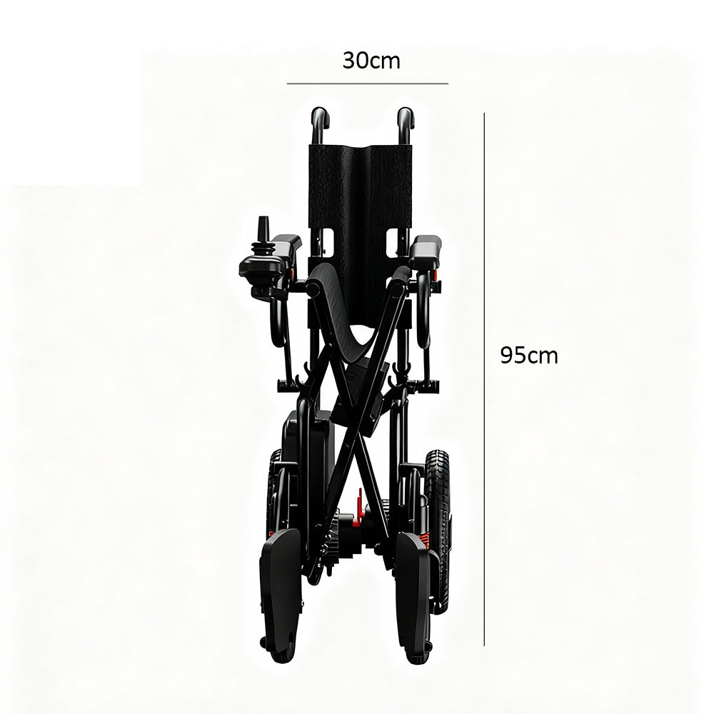 Eeeza Foldable Electric Wheelchair – Lightweight Aluminum Frame with 24V Battery Power