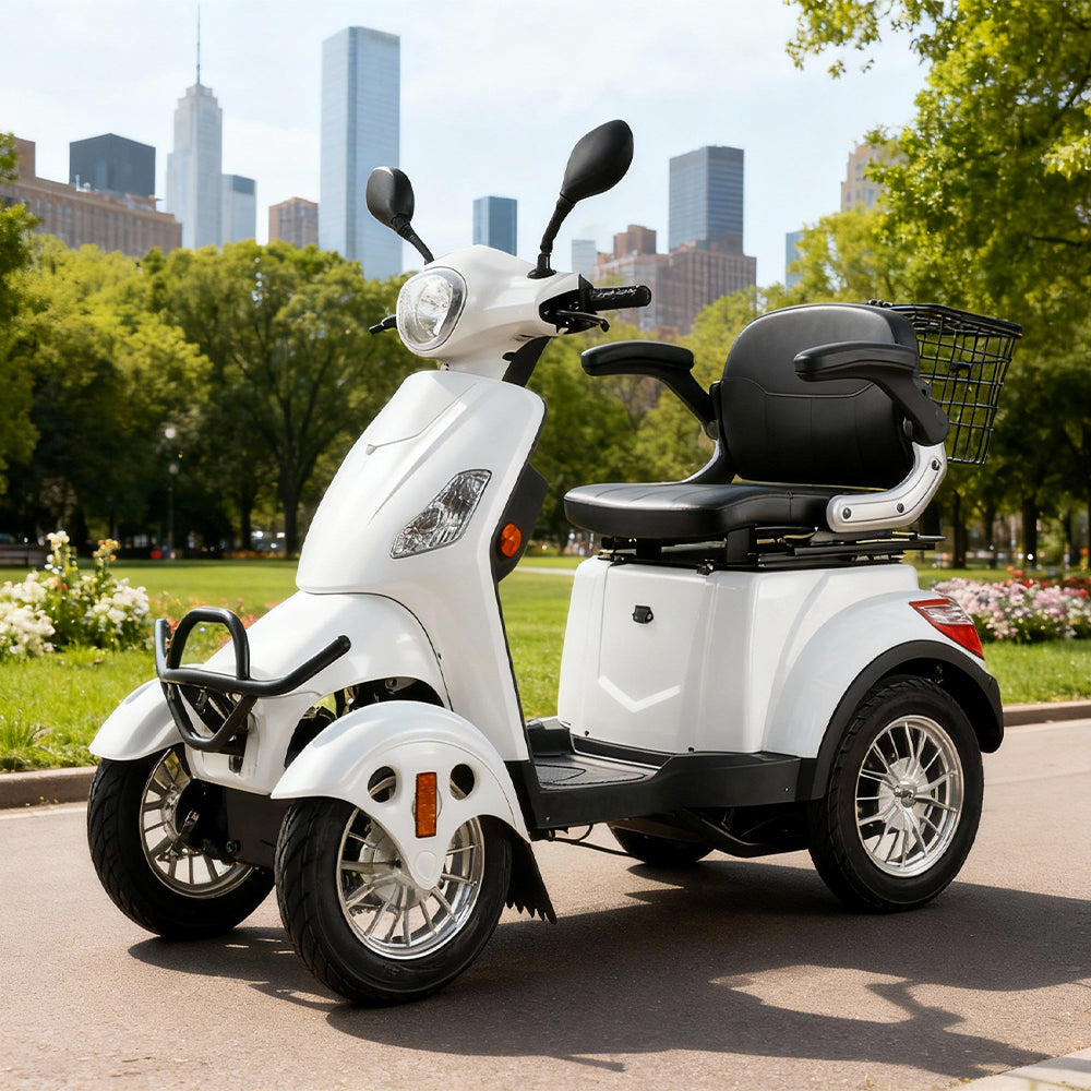 Eeeza 500W 60V 20Ah Electric Mobility Scooter with Adjustable Seat and Drum Brake