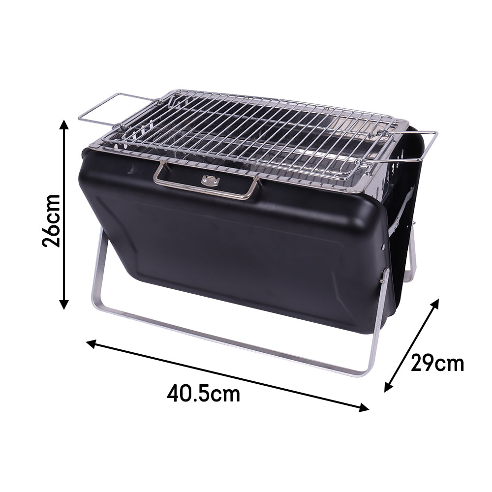 Eeeza Portable Brief Case BBQ Charcoal Grill For Outdoor Garden