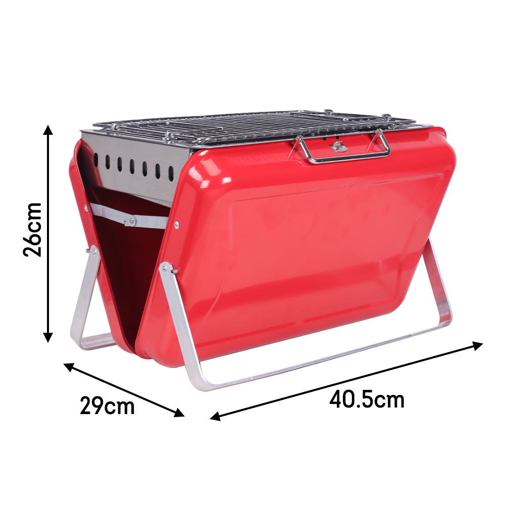 Eeeza Portable Brief Case BBQ Charcoal Grill For Outdoor Garden