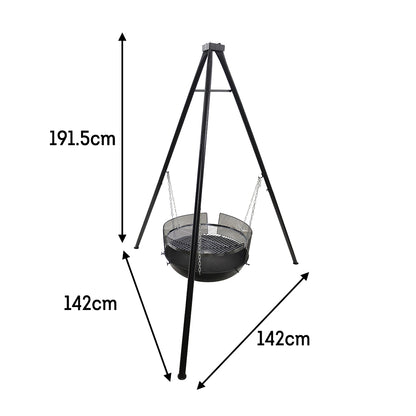 Eeeza Portable Hanging Chain Stove For Outdoor Garden