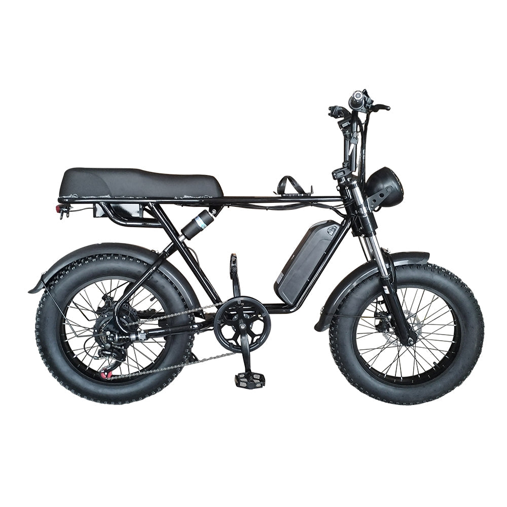 Eeeza R1ZCC 750W Fat Tire Electric Bike - 60km range and dual suspension