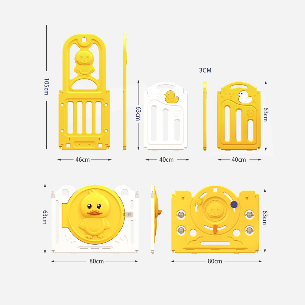 Eeeza Multiple Gameplay Foldable Children's Playpen