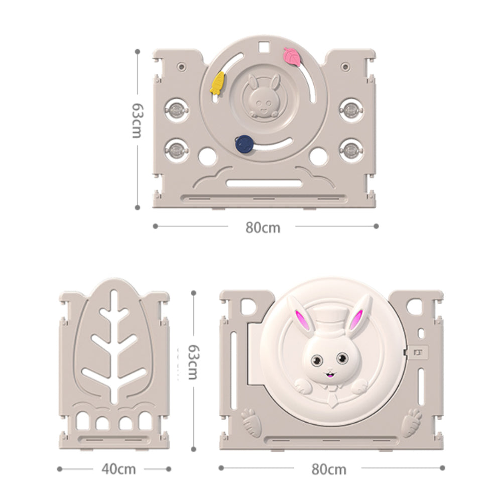 Eeeza Foldable Children's Playpen With Mat