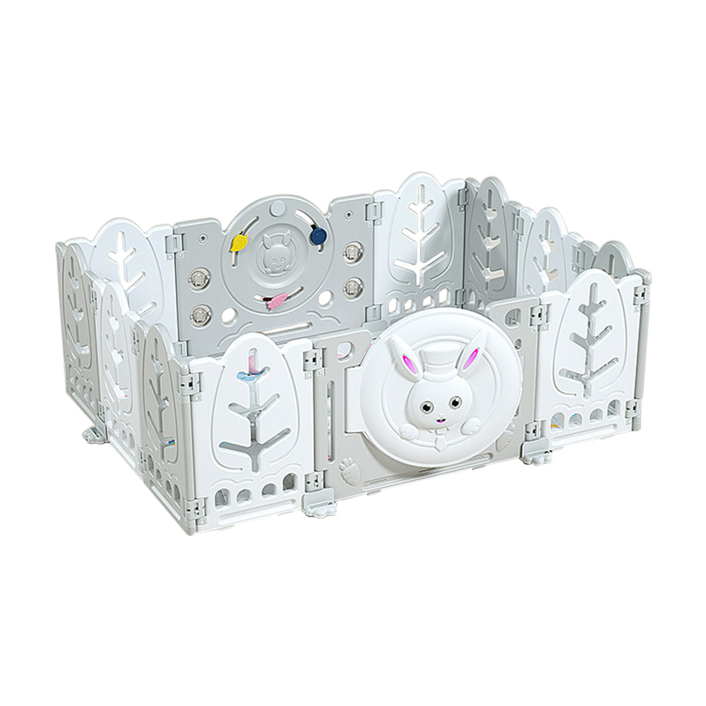 Eeeza Foldable Children's Playpen With Mat