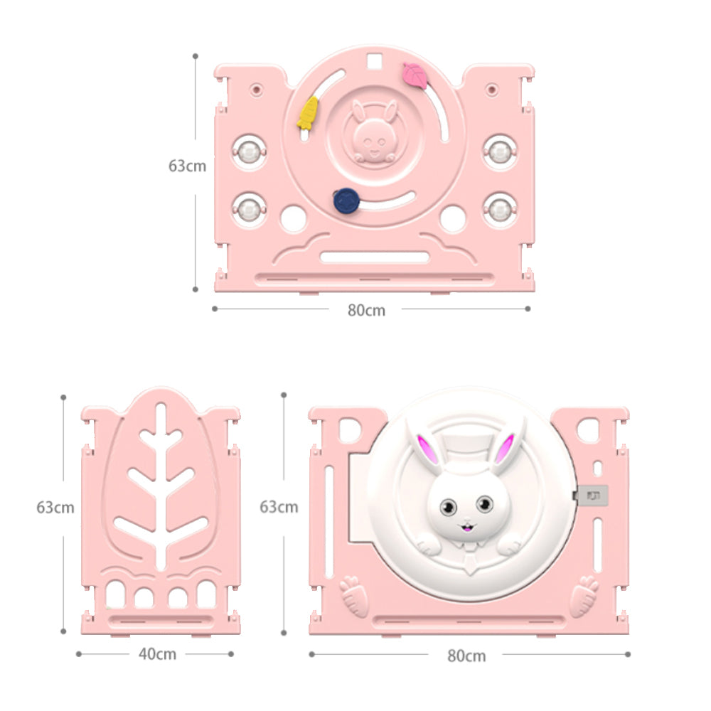 Eeeza Foldable Children's Playpen With Mat