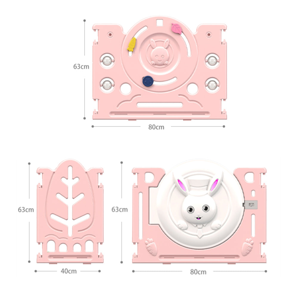 Eeeza Foldable Children's Playpen With Mat