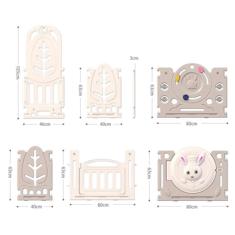 Eeeza Foldable Children's Playpen With Swing