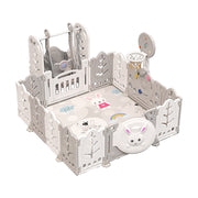 Eeeza Foldable Children's Playpen With Swing